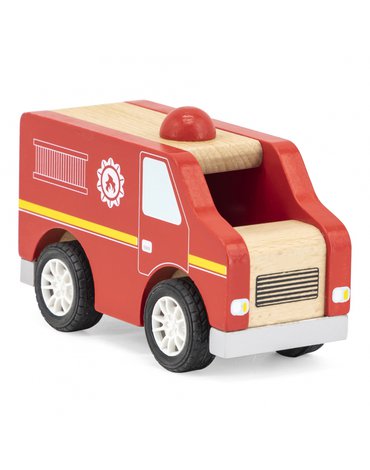 Viga Toys - VIGA Drewniany Wóz Straży Pożarnej