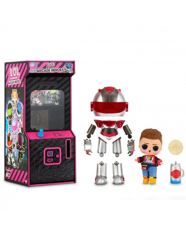 MGA - L.O.L Surprise Boys Arcade Heroes Gear Guy lalka w automacie do gier