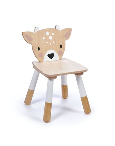 Drewniana krzesełko, Jelonek, kolekcja mebli Forest, Tender Leaf Toys