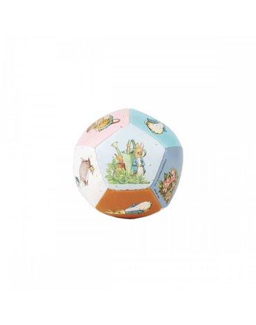Miękka, piłka fi 10 cm dla małych dzieci, Królik Piotruś | Petit Jour Paris®