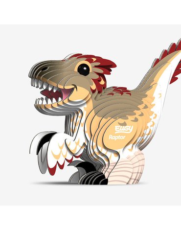EG_065 Dinozaur Raptor Eugy. Eko Układanka 3D.