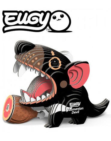 EG_035 Diabeł tasmański Eugy. Eko Układanka 3D.