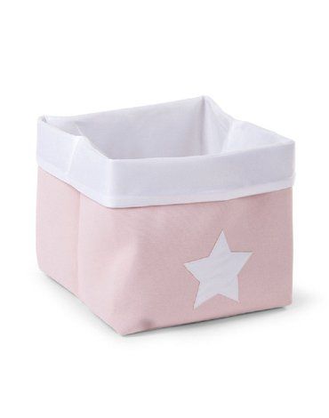 CHILDHOME - Pudełko płócienne 32 x 32 x 29 cm Soft Pink
