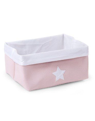 CHILDHOME - Pudełko płócienne 40 x 32 x 20 cm Soft Pink