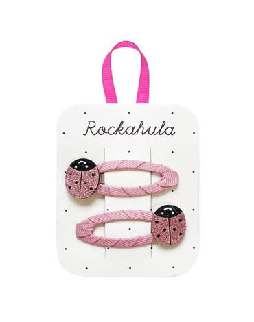 Rockahula Kids - 2 spinki do włosów Lola Ladybird