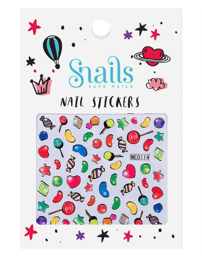 Snails, Naklejki na Paznokcie Candy Blast, dla dziewczynek SNAILS