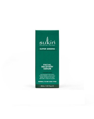 Sukin, SUPER GREENS Detoksykująco- naprawcze serum do twarzy, 30ml SUKIN
