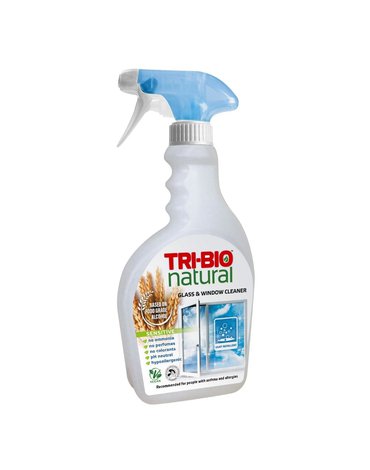 TRI-BIO, Spray do mycia okien i luster SENSITIVE, 500ml