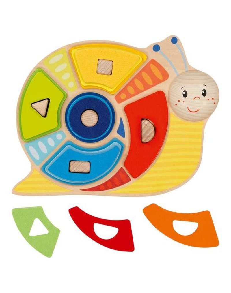 Goki - Kolorowy Ślimak Montessori do sortowania