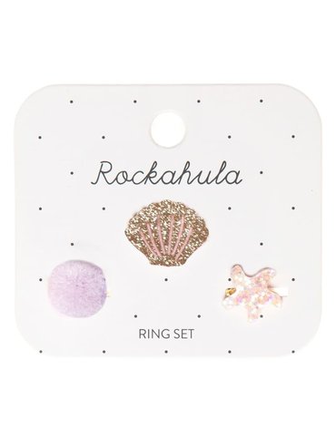 Rockahula Kids - 3 pierścionki Seashell