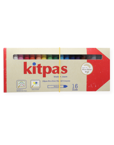 Kredki dla dzieci, 16 szt., zestaw artystyczny, Kitpas