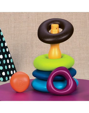 B.Toys - Skipping Stones - piramidka do układania - otoczaki -