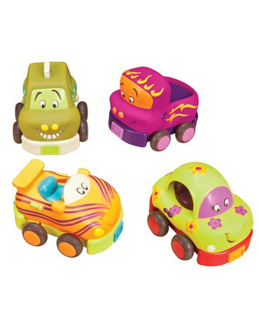 B.Toys - Wheeee-ls! - zestaw 4 autek z napędem -