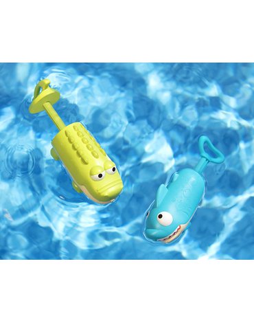 B.Toys - Splishin' Splash – zestaw dwóch sikawek - REKIN i KROKODYL -