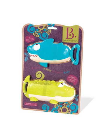 B.Toys - Splishin' Splash – zestaw dwóch sikawek - REKIN i KROKODYL -