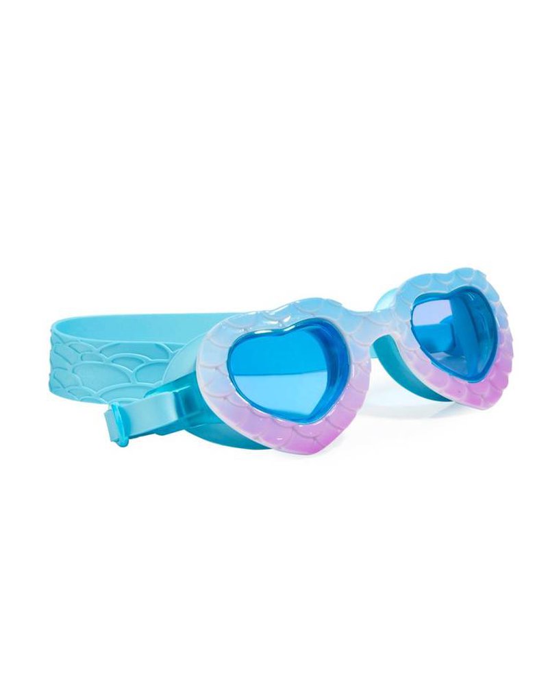 Okulary do pływania, Ogon syreny, niebiesko-fioletowe, Bling2O BLING2O