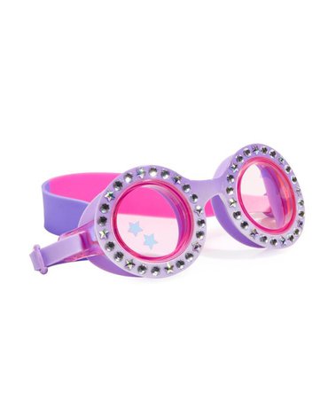 Okulary do pływania, Księżycowy blask, liliowe, Bling2O