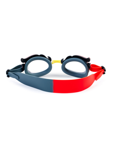 Okulary do pływania Aqua2ude, Płomienie, szaro-czerwone, Bling2o