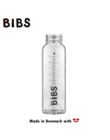 BIBS - Antykolkowa Butelka Szklana dla Niemowląt 225 ml