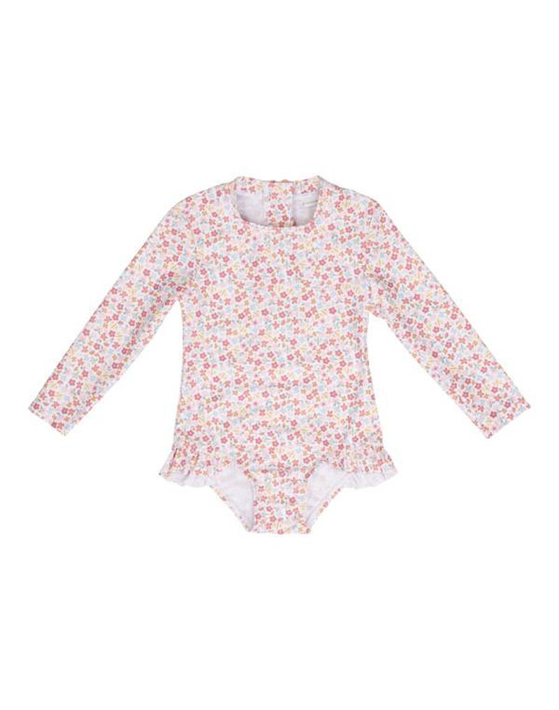 Little Dutch Swimsuit z rękawami Multi color 98/104 Summer Flowers CL80881850