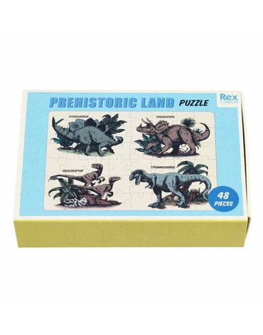 Mini Puzzle 48 elementów, Dinozaury, Rex London REX LONDON