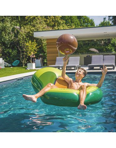 The Swim Essentials Materac do pływania Avocado z piłką 2020SE08