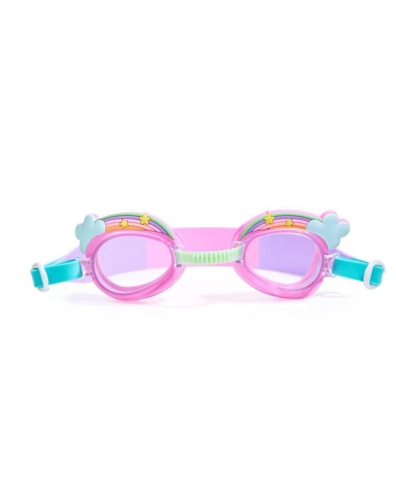 Okulary do pływania Aqua2ude, Cloud Nine Pink, Różowa chmurka, Bling2o BLING2O