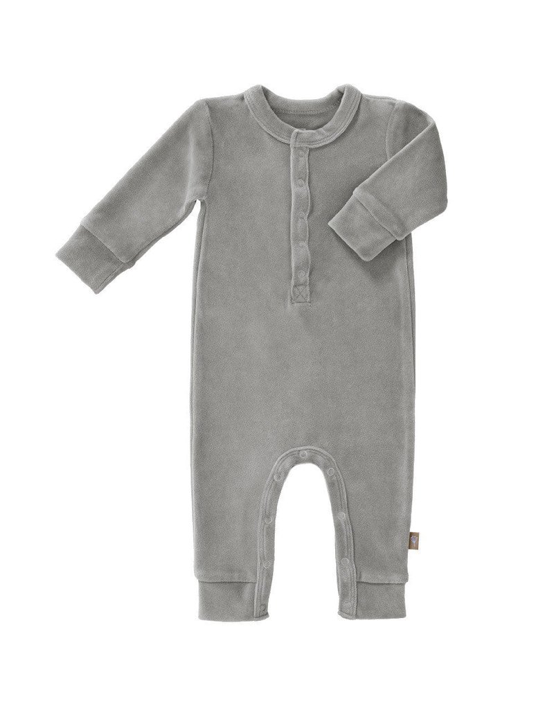 Fresk Rampers welurowy 3-6 miesięcy Paloma grey FRESK