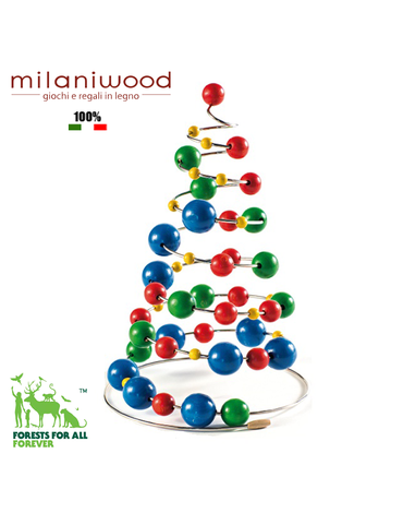 milaniwood multicolour christmas tree