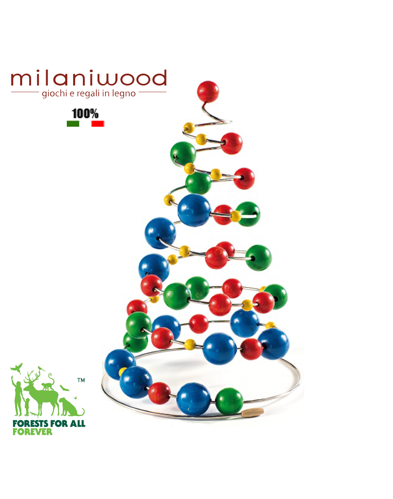 milaniwood multicolour christmas tree
