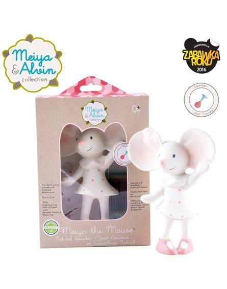 Meiya and Alvin - Meiya & Alvin - Meiya Mouse Organic Rubber Squeaker