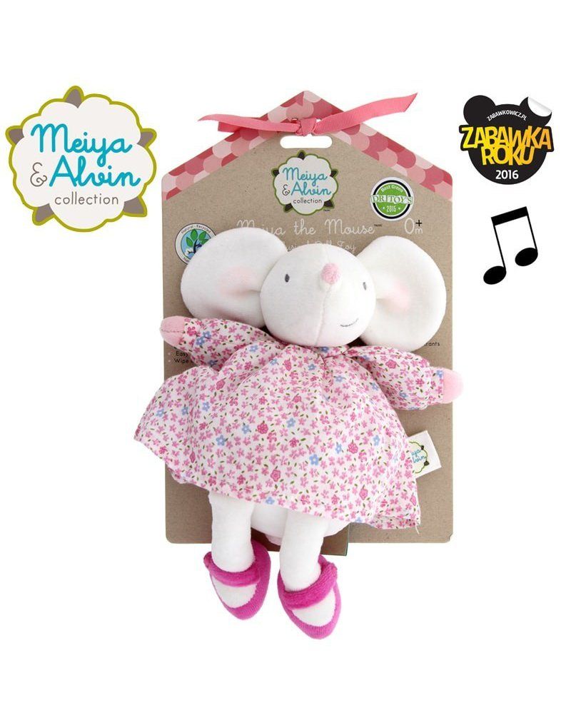 Meiya & Alvin - Meiya Mouse Musical Lulluby Doll with Soft Head Meiya and Alvin