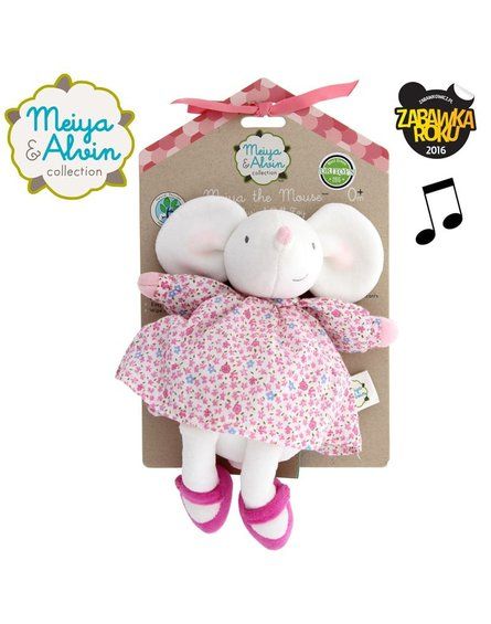 Meiya and Alvin - Meiya & Alvin - Meiya Mouse Musical Lulluby Doll with Soft Head