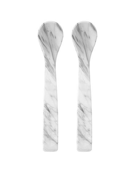 Eco Viking BLW Flexi Spoon Marble silikonowe łyżeczki 2 szt
