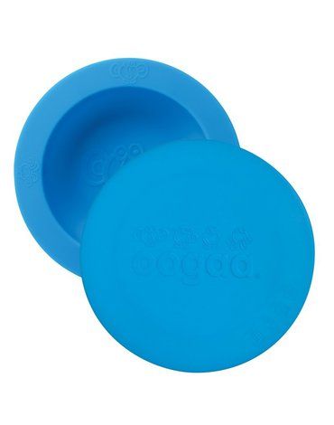 oogaa Blue Bowl & Lid silikonowa miseczka z pokrywką