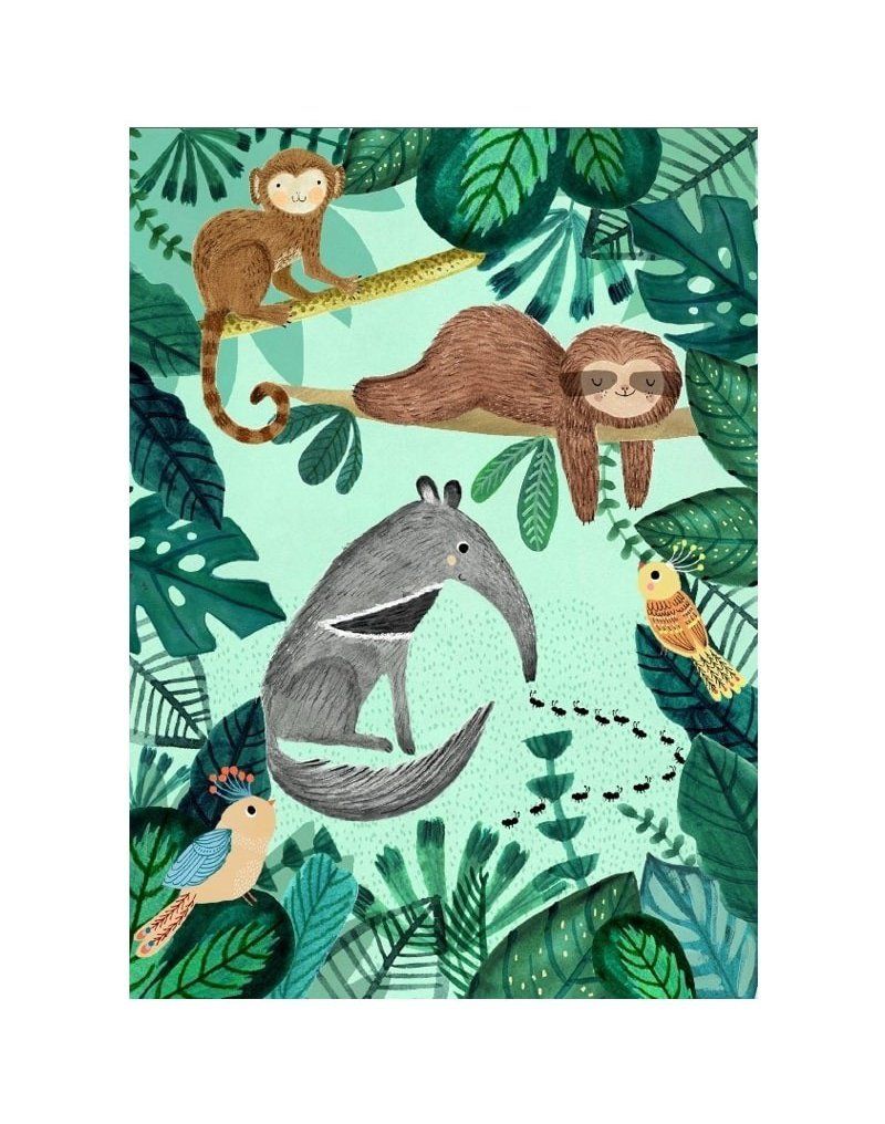 Petit Monkey - Poster Anteater and Sloth 70 x 50 cm