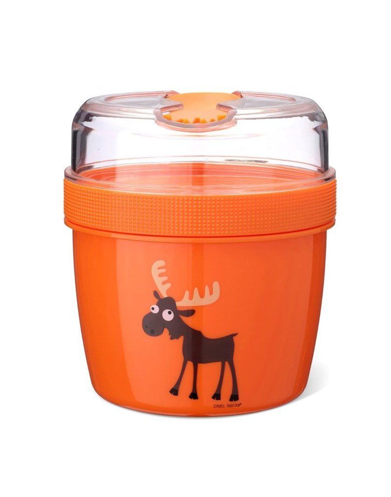 Carl Oscar- N'ice Cup™ L Pojemnik śniadaniowy z wkładem chłodzący Orange - Moose CARL OSCAR
