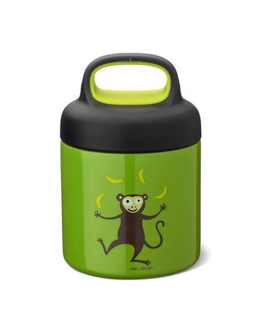 Carl Oscar TEMP Lunch Jar - Termos ze szlachetnej stali nierdzewnej Lime - Monkey