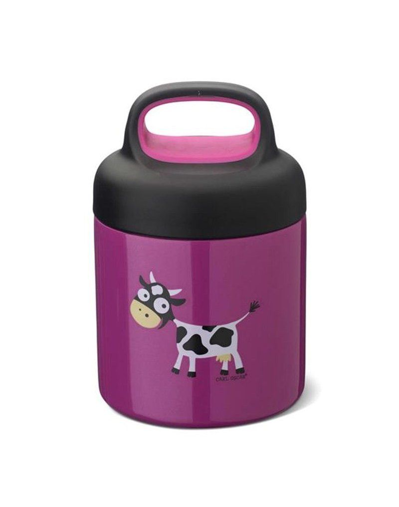 Carl Oscar TEMP Lunch Jar - Termos ze szlachetnej stali nierdzewnej Purple - Cow CARL OSCAR