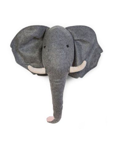 CHILDHOME - Filcowa głowa słonia na ścianę