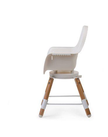 Krzesełko do karmienia Evolu 2 ONE.80° Natural/White CHILDHOME