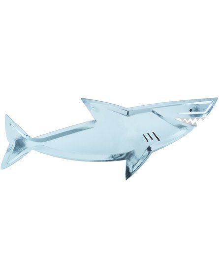 Meri Meri - Talerzyki Rekin Podwodny świat