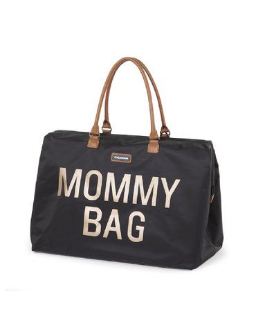 Torba Mommy Bag Czarno-Złota CHILDHOME