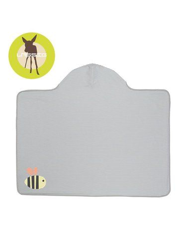 Lassig Ręcznik z kapturem Bumble Bee 100x70 cm UV 50+