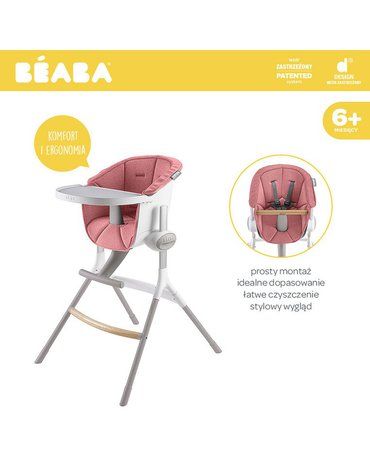 Beaba Miękki wkład do Krzesełka do karmienia Up&Down pink