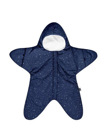 Baby Bites Kombinezon zimowy Star (3-6 miesięcy) Navy Blue