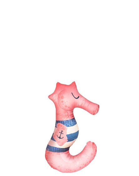 Baby Bites Poduszka do karmienia Sea Horse 55 x 35 cm Pink