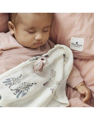 Elodie Details - Smoczek Newborn - Faded Rose Bells