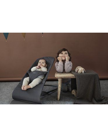 BABYBJORN - leżaczek BLISS - Antracytowy + Zabawka