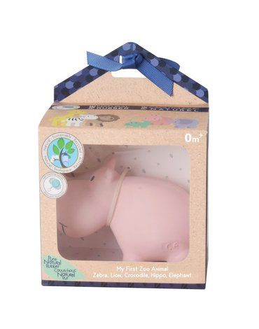 Tikiri - Gryzak zabawka Hipopotam Zoo w pudełku